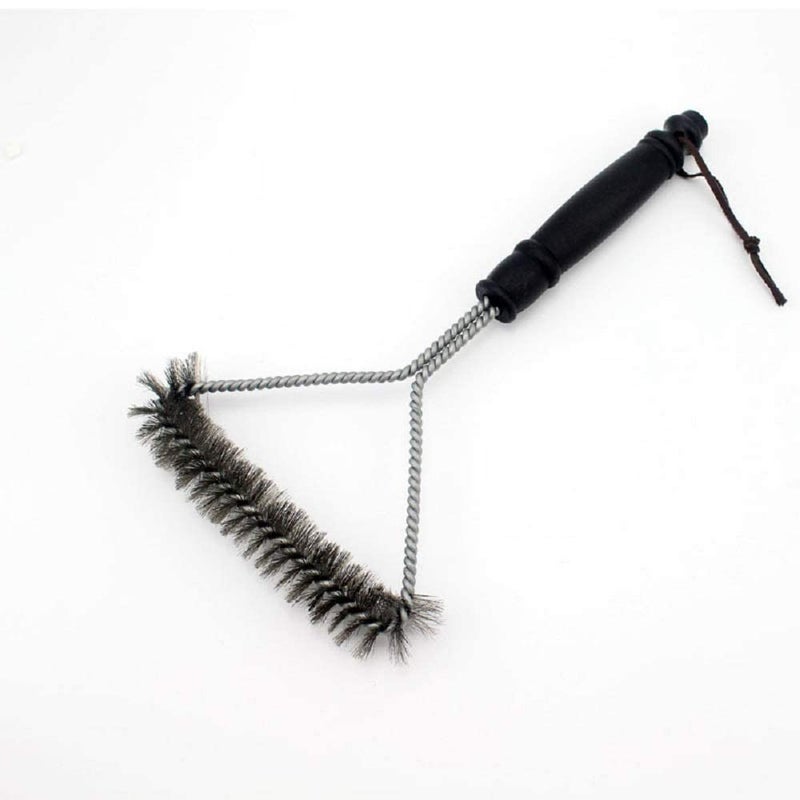 JUGTE BBQ Grill Cleaning Brush Safe Stainless Steel Barbecue Steam Sided Grill Brush Best for Gas Charcoal Porcelain Cast Iron All Grilling Grates Accessories Gift 12 Inch - Image 1