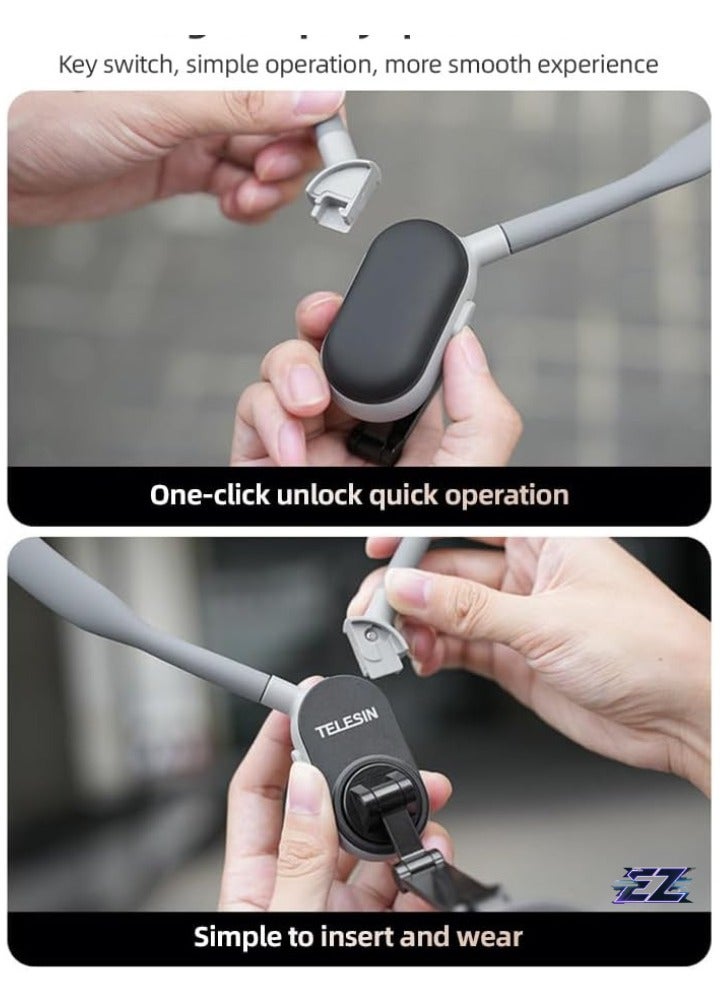 ELTRAZONE حامل هاتف عنق قابل للتعديل MNM-001 مع إطلاق سريع - تركيب متعدد الزوايا للهواتف الذكية التي تعمل بنظام أندرويد (15141312) - Image 2