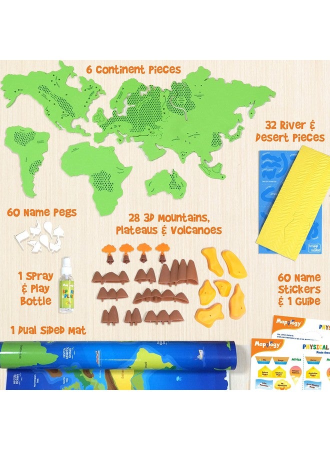Imagimake Mapology - Learn Monuments & Physical Features of The World, Educational & Construction Based Activity Kit - Puzzles for Kids for Age5 Years+, Best Gift for Boys & Girls - Image 5