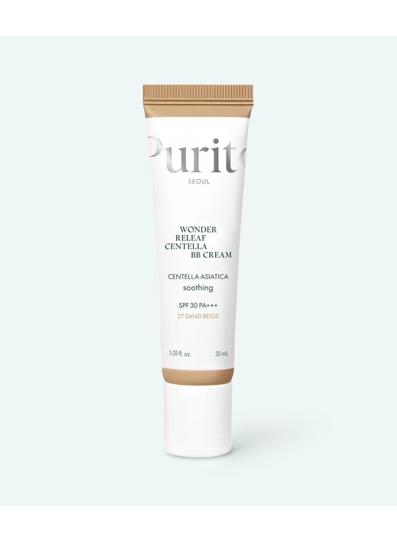 Purito Wonder Releaf Centella BB Cream #27 Sand Beige 30ml - Image 1