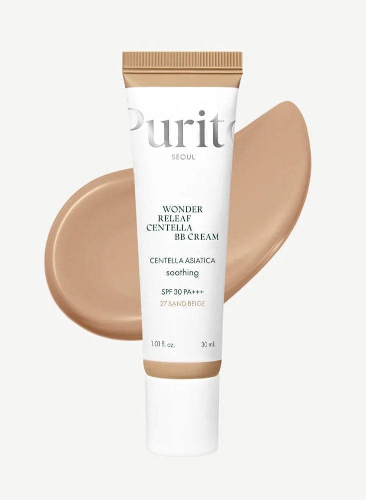 Purito Wonder Releaf Centella BB Cream #27 Sand Beige 30ml - Image 3