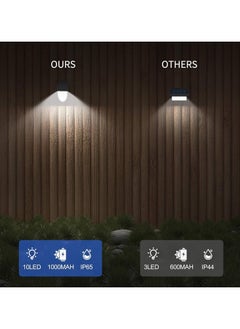 General 4 Pack Solar Deck Lights Outdoor, LED Solar Step Lights, Waterproof Lamps Wall Fence Backyard Lights for Deck, Porch, Patio, Pool, Stairs, Yard, Garden Pathway, Step and Fences  - Image 4