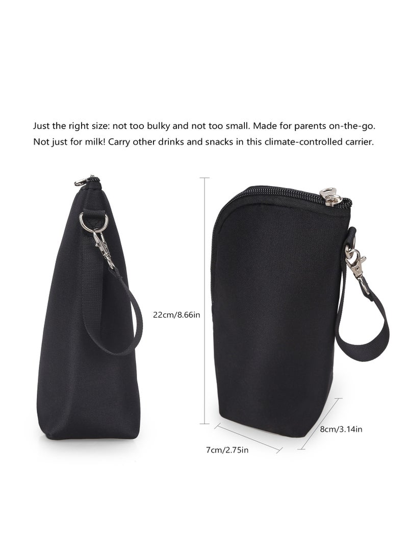 Insulated Baby Bottle Bags, Portable Breastmilk Storage Tote Thermal Feeding Pouch Holder Travel Carrier, Heat Preservation and Cold Preservation - Image 2