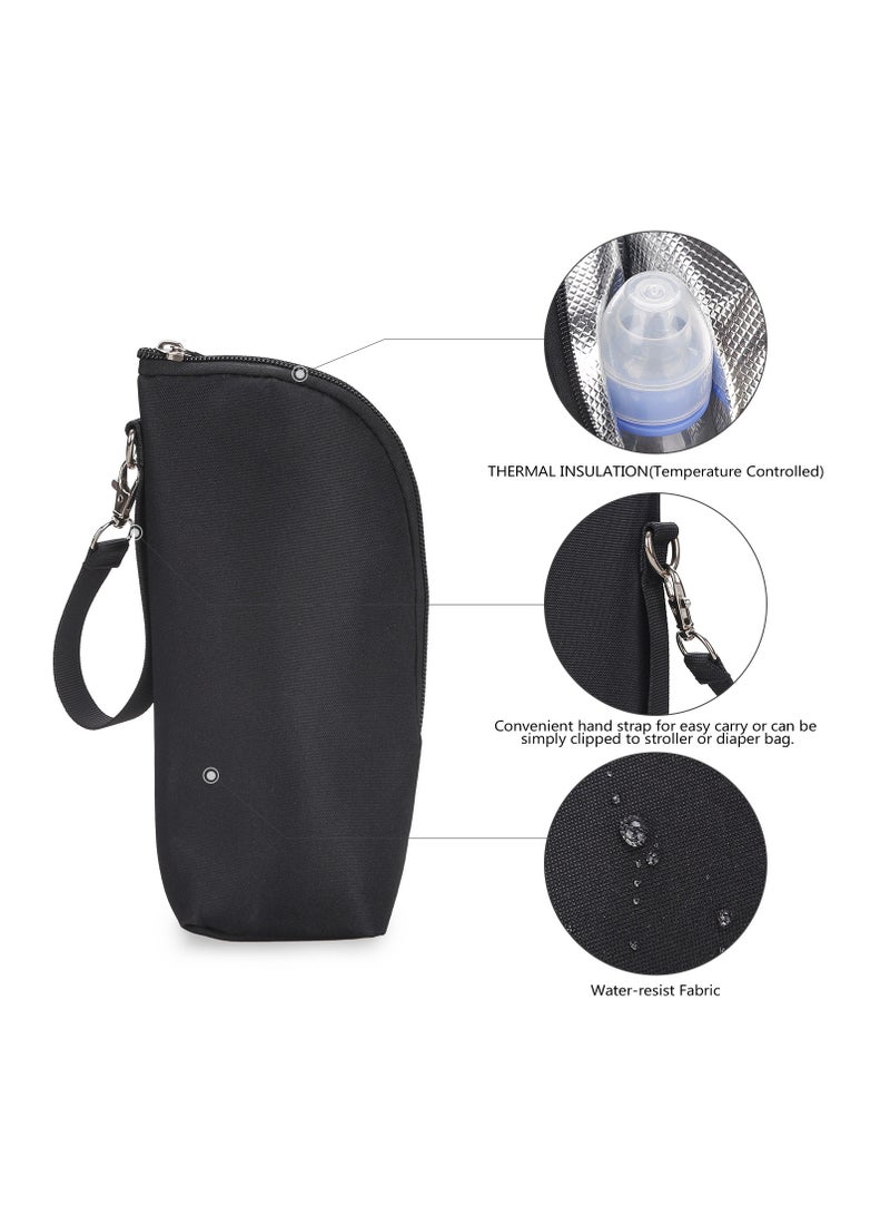 Insulated Baby Bottle Bags, Portable Breastmilk Storage Tote Thermal Feeding Pouch Holder Travel Carrier, Heat Preservation and Cold Preservation - Image 3
