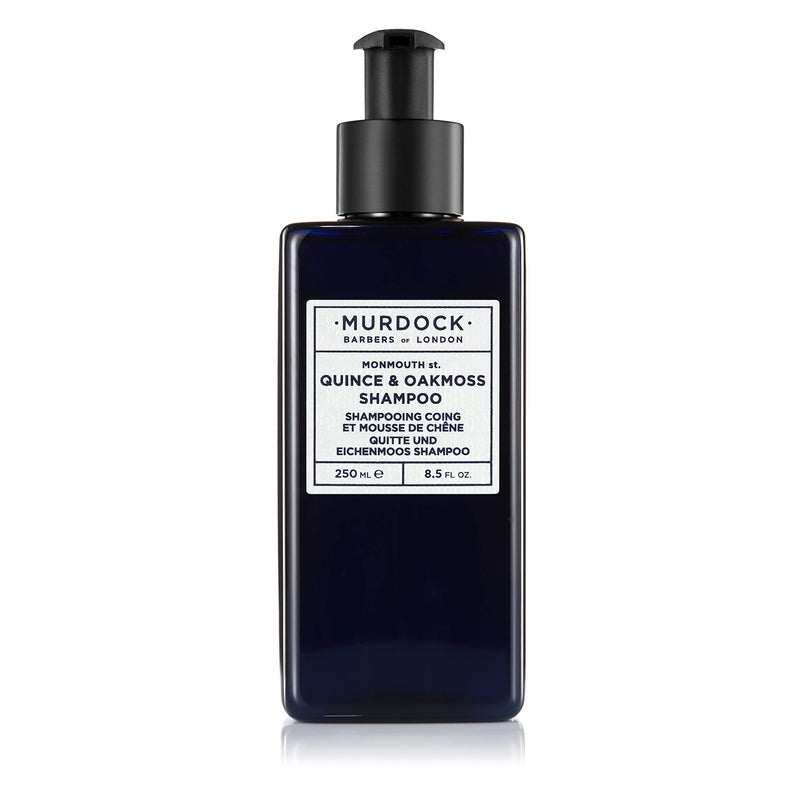 Murdock London Quince & Oakmoss Shampoo | Gentle Sulphate-Free Formula with Aloe Vera and Oat Extract | All Hair Types | Made in England | 8.5 oz - Image 1