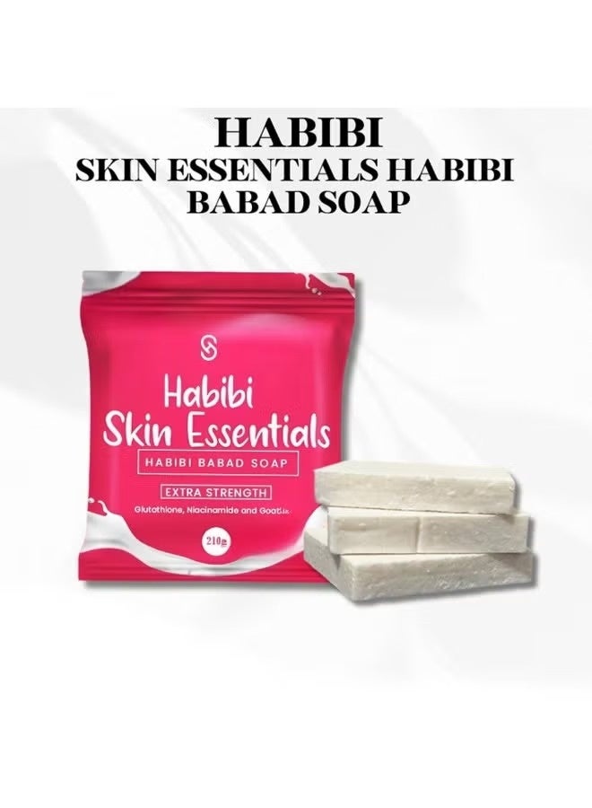 حبيبي صابون حبيبي إكسترا سترينث باباد - جلوتاثيون مبيض ومزيل للبثور - 210 غرام - Image 4