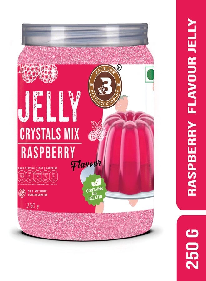 Brew Lab Jelly Crystal Mix For Making Jelly - Raspberry Flavor | Easy To Make | No Gelatin 250 g - Image 2