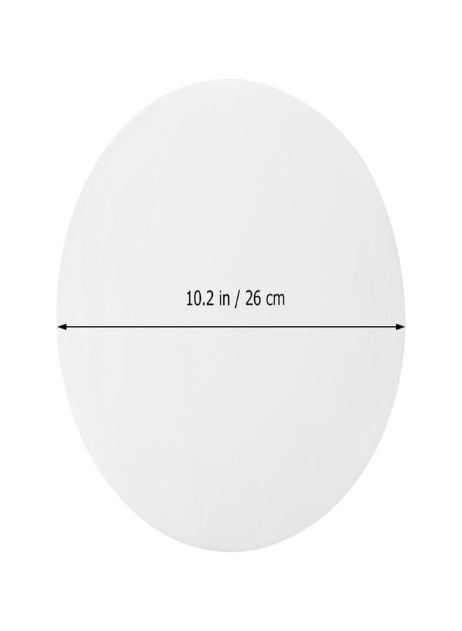 سوبفوكس 100 قطعة من بطانات أقفاص الطيور من SUPVOX، وسائد ماصة لأقفاص الببغاء، بطانات دائرية لصناديق فضلات الطيور، آمنة وسهلة التنظيف - Image 3