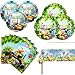 Fuyhiuous Pikmin Party Supplies 41Pack include 20 plates 20 napkins 1 tablecloth for birthday party Decoration Pikmin - Image 2