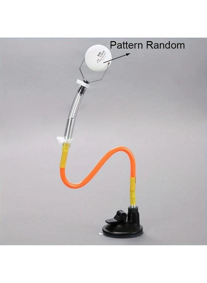 1 قطعة روبوت تدريب تنس طاولة بارتفاع قابل للتعديل وتحكم في السرعة مصنوع من PVC متين - Image 1