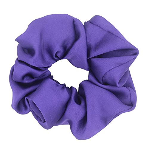 Belicia Satin Hair Scrunchies Elastic Hair Ties Pack of 12pcs Solid Color Hair Bobbles Soft Elastic Rubber Band Women Ponytail Holders Accessories - Image 5