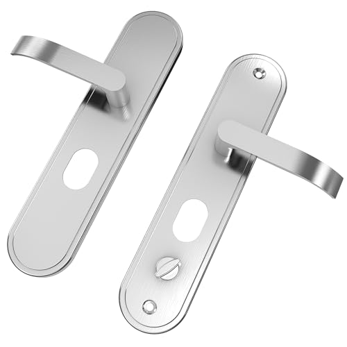 VIZ-PRO Lever Handles for Hinge Left Steel Security Doors - Image 3