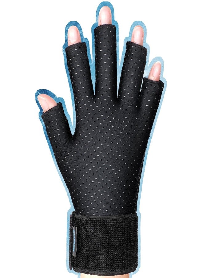 Chilmax Hand Ice Pack Glove for Arthritis Pain Relief,Hot & Cold Therapy Fingers Arthritis Compression Wrap Adjustable Gel Wrist Ice Pack for Carpal Tunnel,Swelling,Tendinitis(1pcs Medium) - Image 1