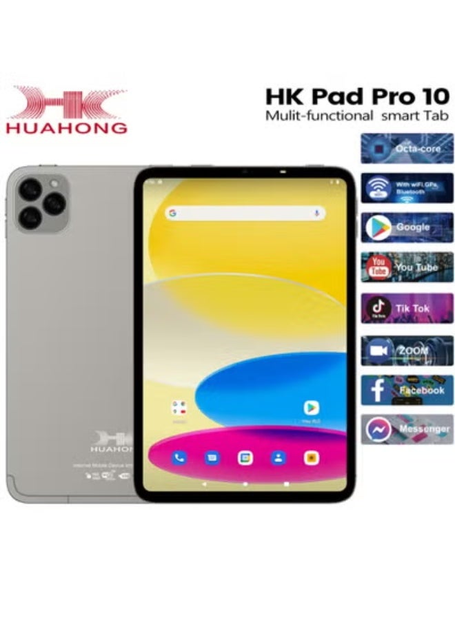 HK Pad Pro 10 | 10.1-Inch Android 15 Tablet with Keyboard | Dual SIM | 16GB RAM + 1TB Storage | 8000mAh Long Battery | 5G Wi-Fi | Large Screen Smart Pad for Gaming, Study, Work & Entertainment - Image 2