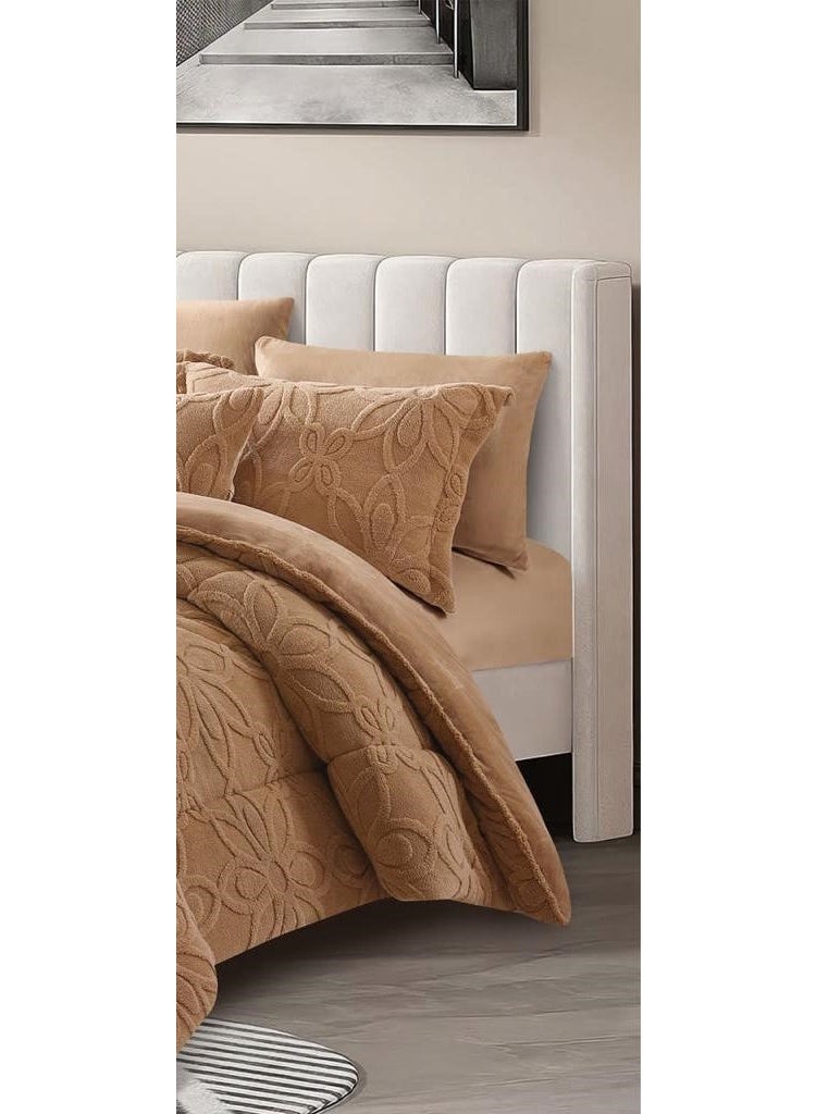 Horse Plain winter double Comforter set, embroidered to keep you warm on cold nights, size 240*260 cm - Image 4