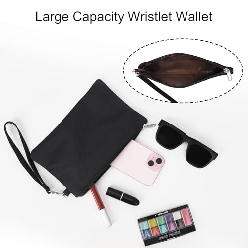 TANTO Laptop Tote Bag for Women 17.3 Inch Laptop Bag Large Teacher Tote Bag Waterproof Nylon Work Bag with Wristlet Wallet Computer Tote Bag Handbag Satchel Shoulder Bag (2pcs) - Image 3