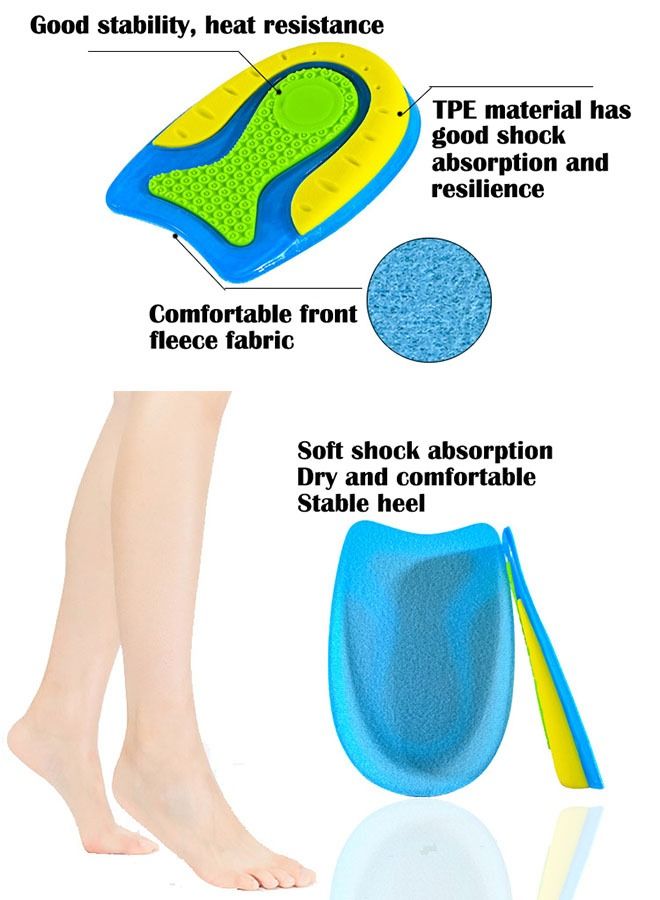 ZCM-HAPPY 3 Pairs Silicone Heel Support Pad Cup - Image 4