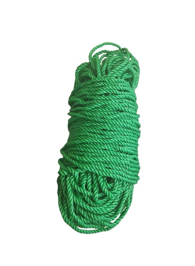 حبل غسيل ، قوة تحمل وأداء عالي (بلاستيك اخضر غامق 35 متر)