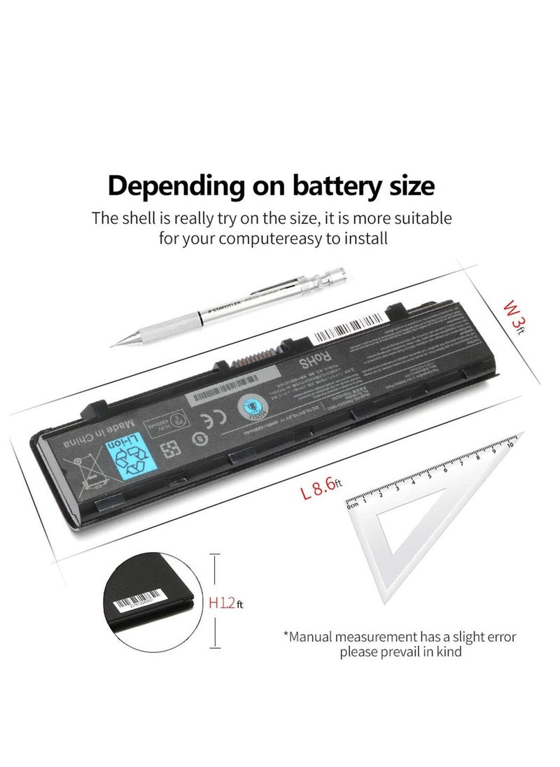 Generic Replacement Battery PA5025U-1BRS PA5024U-1BRS PA5026U-1BRS PABAS260 PA5023U-1BRS PA5109U-1BRS for Toshiba Satellite S855 C855 C850 P850 L855 C800 (10.8V48 Wh)  - Image 2