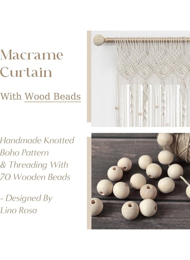 انتيكيانو ستارة مكرمية – ديكور يدوي من القطن – المقاس 100×200 سم - Image 2