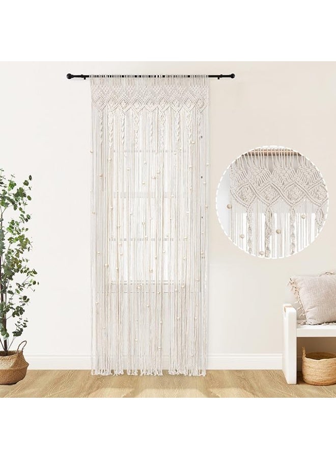 انتيكيانو ستارة مكرمية – ديكور يدوي من القطن – المقاس 100×200 سم - Image 1