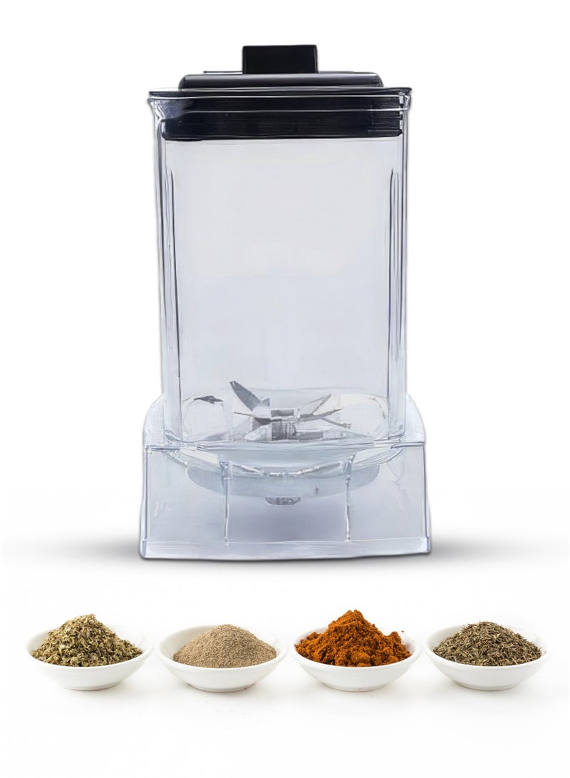 سيلفر كريست برطمان خلاط سيلفر كريست – 0.8 لتر، 8 شفرات ستانلس ستيل، شفاف، متوافق مع خلاط سعة 2 لتر - Image 3