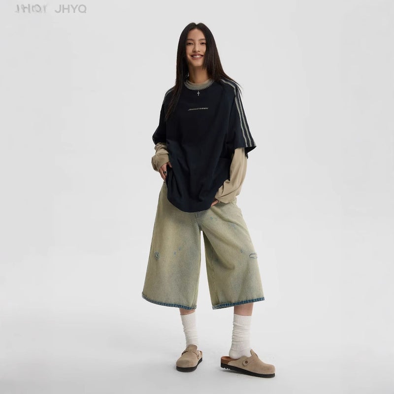 Unisex Casual Daily Denim Jeans - Image 2