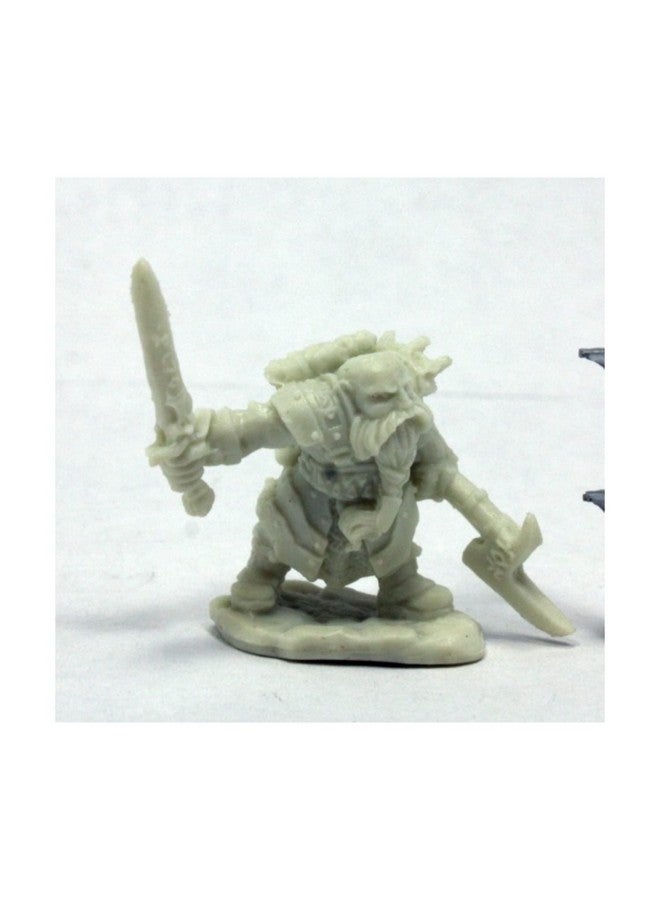 Reaper Miniatures Durgam Deepmug, Dwarf Hero #77400 Bones RPG Miniature Figure