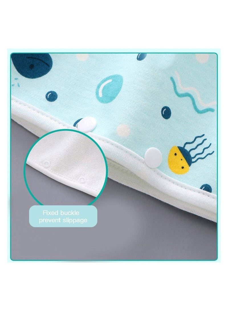 2 Pack Baby Diaper Skirt Washable Waterproof Toddler Potty Training Skirt Cotton Toilet Training Nappy Skirt for Baby Boys Girls Multicolour - Image 2