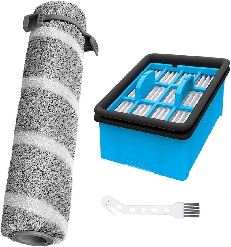 Washable Reusable Brush Roller And Filter Replacement For Bissell CrossWave 4076 3912 3999 4000 4006 4007 4008 4017 4087 Floor Scrubber - Image 2