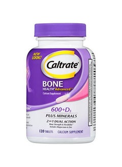 Caltrate Calcium & Vitamin D3 Supplement 600+D3 Plus Minerals Tablet 600 Mg (120 Count) (Pack Of 2)  - Image 1