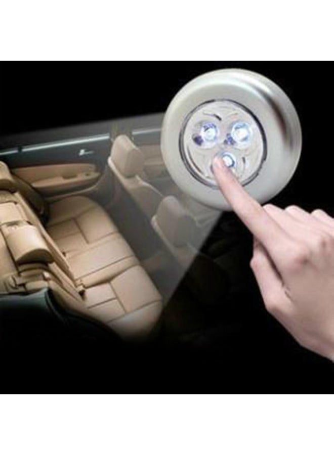 Loquat Household Three-head High-brightness Emergency Light Paste Touch Light LED Energy-saving Lamp Car Tail Box Light Camping Pat Light-Color:Bubble Bag# C0QTD# Recommended 650 A Box Multiple Order - Image 1