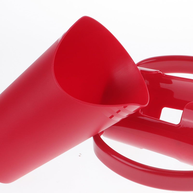 Red Anti Choking Elderly Water Cup with Double Handles and Angled Spout for Disabled Patients - Image 4