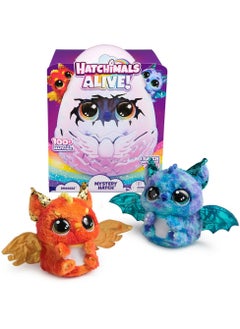 HATCHIMALS Hatchimals Alive Secret Hatch Draggle - Fire & Water (Assorted Model )  - Image 1