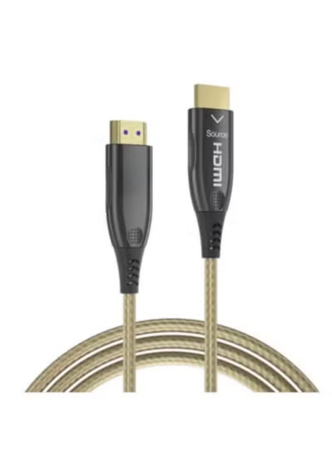 4K Fiber HDMI Cable 200ft – Ultra Long HDMI 2.0 Cable 60m – 18Gbps High-Speed, Supports ARC, HDR, 4:4:4, Ideal for TV, Projector, Gaming & Home Theater - Image 1