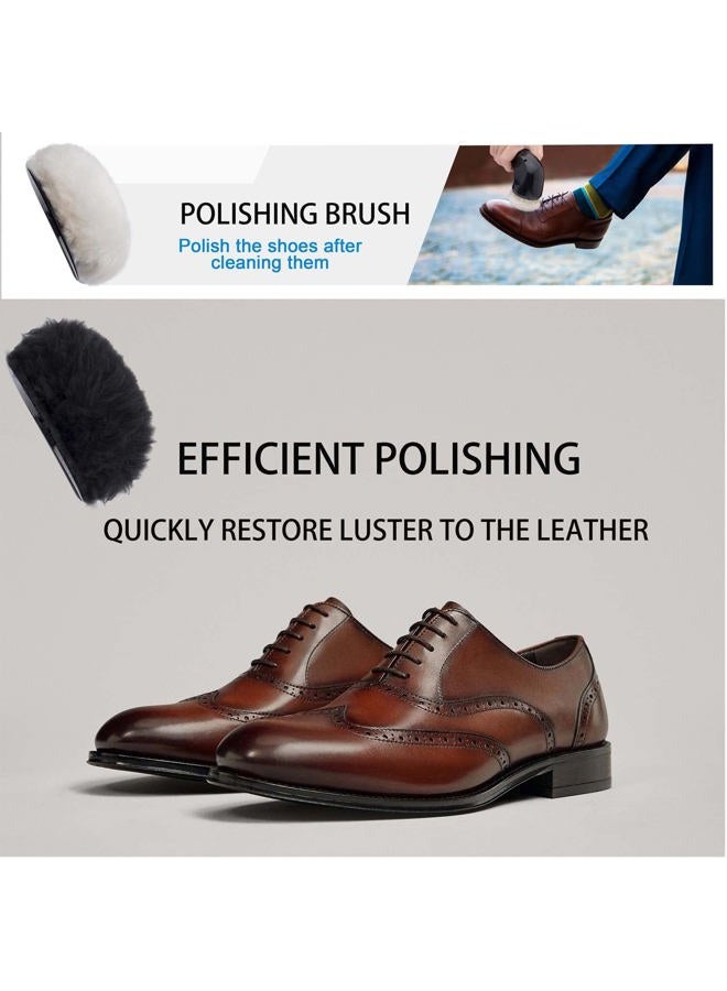 Sansent Electric Shoe Cleaner Brush, Electric Shoe Polisher Brush Shoe Shiner Dust Cleaner Portable Leather Cleaner Care Kit for Shoes (Black) - Image 3