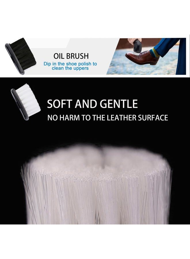 Sansent Electric Shoe Cleaner Brush, Electric Shoe Polisher Brush Shoe Shiner Dust Cleaner Portable Leather Cleaner Care Kit for Shoes (Black) - Image 4
