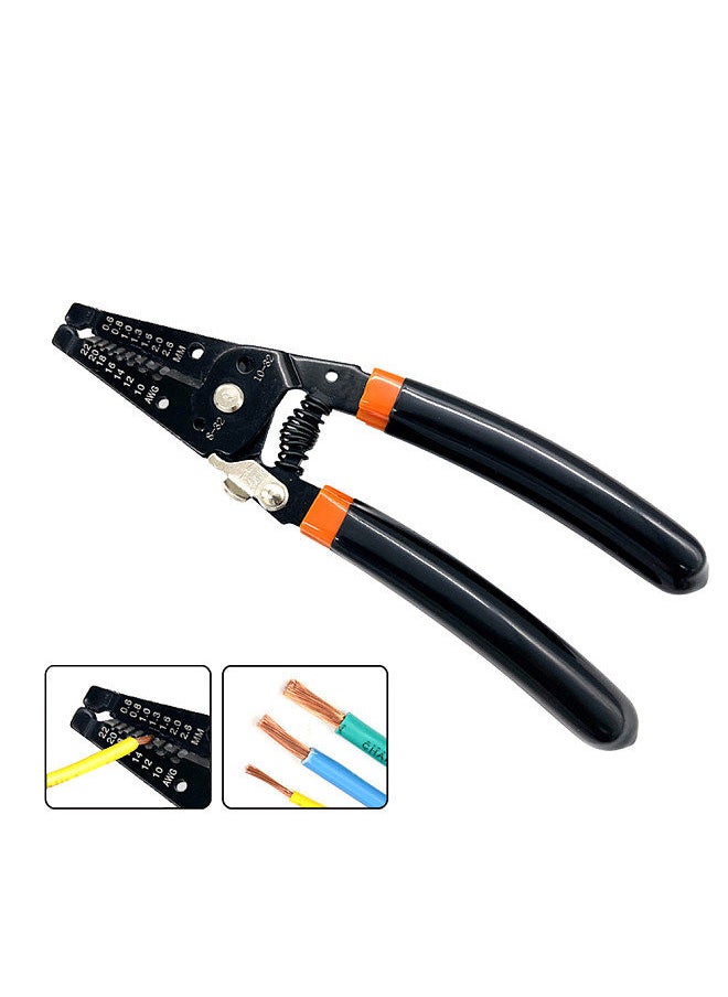Quick Change Crimping Tool Kit with Box Multifunction Ratcheting Wire Stripper Cable Terminal Crimper Pliers