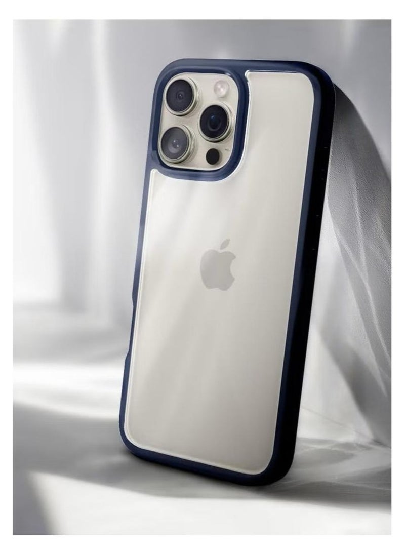 Spigen Ultra Hybrid iPhone 16 Pro Max Case Cover (2024) - Navy Blue - Image 3