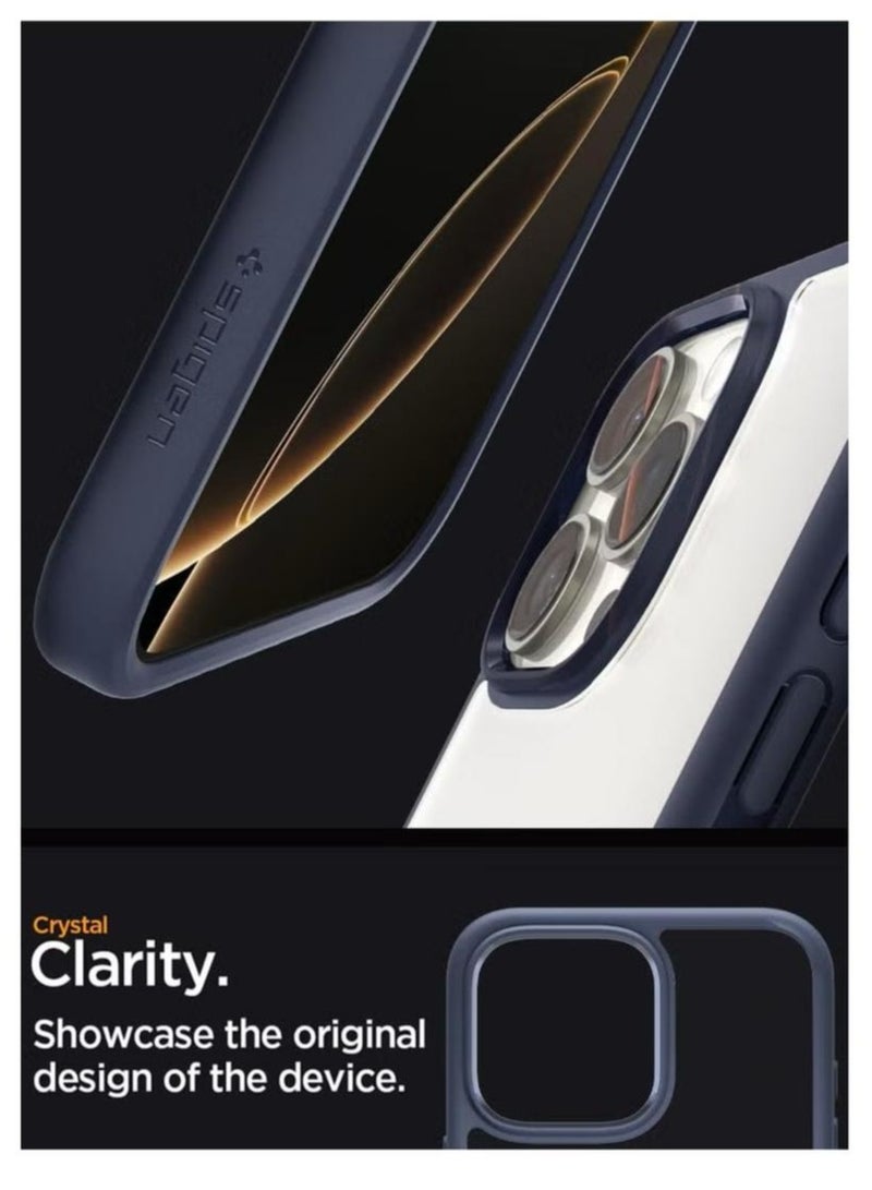 Spigen Ultra Hybrid iPhone 16 Pro Max Case Cover (2024) - Navy Blue - Image 5