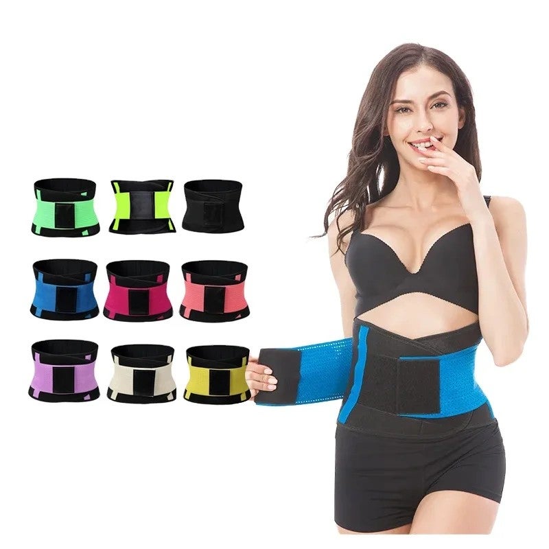 Bluejw Fitness Belt Xtreme Thermo Power Waist Trimmer - Body Shaper Workout Waist Belt Corset Cincher Wrap - Image 2