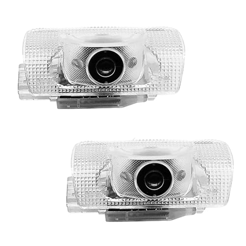 KMH Ghost Shadow Light LED Projector Light Compatible with Toyota Fortuner Matrix Design | 3D Car Door Entry Welcome Sensor Wireless Car Logo Puddle Lamp Light - Pack of 1 - Image 3