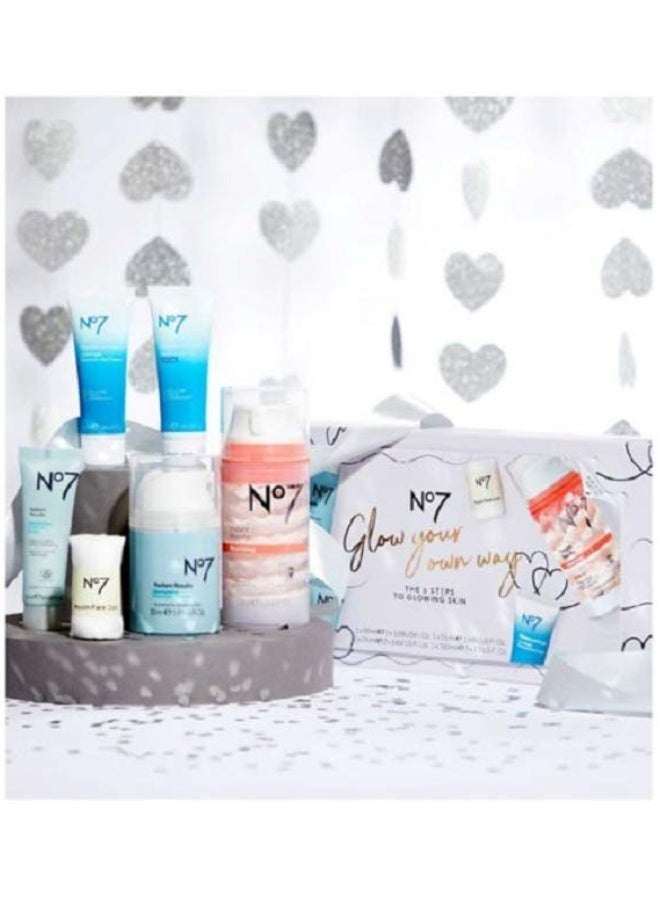 Boots No.7 No7 Glow Your Own Way - Skincare Gift Set of 6 - Image 2