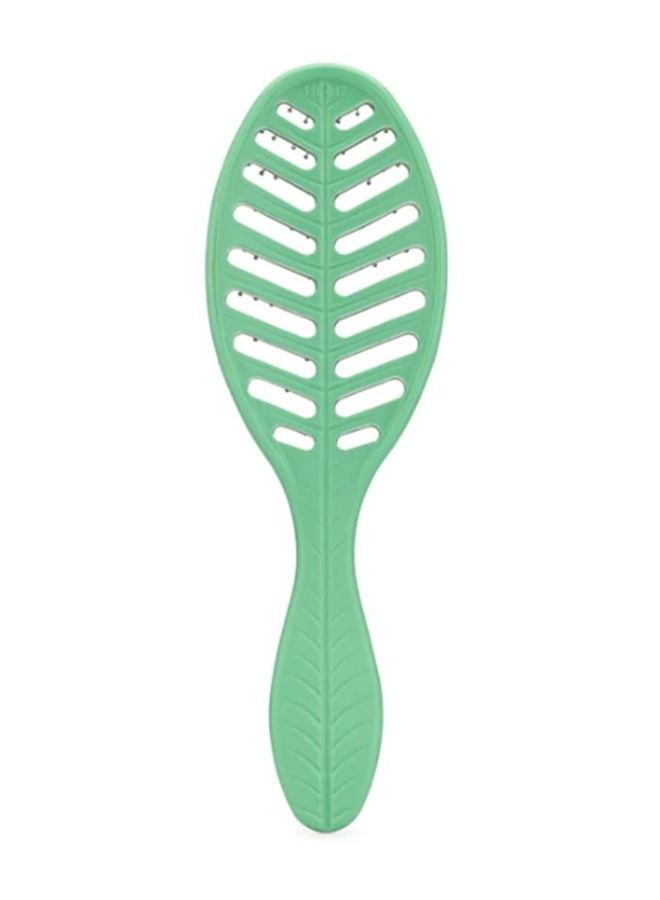 Wet Brush فرشاة الشعر Go Green Speed Dry أداة تجفيف فعالة باللون الأخضر شعيرات مقاومة للحرارة تدفق هواء معزز تجفيف أسرع إزالة العقد شعيرات HeatFlex - Image 3