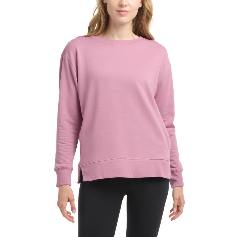 Danskin Women's Active Split Hem Tunic Pullover, Dusky Orchid, X-Small - Image 1