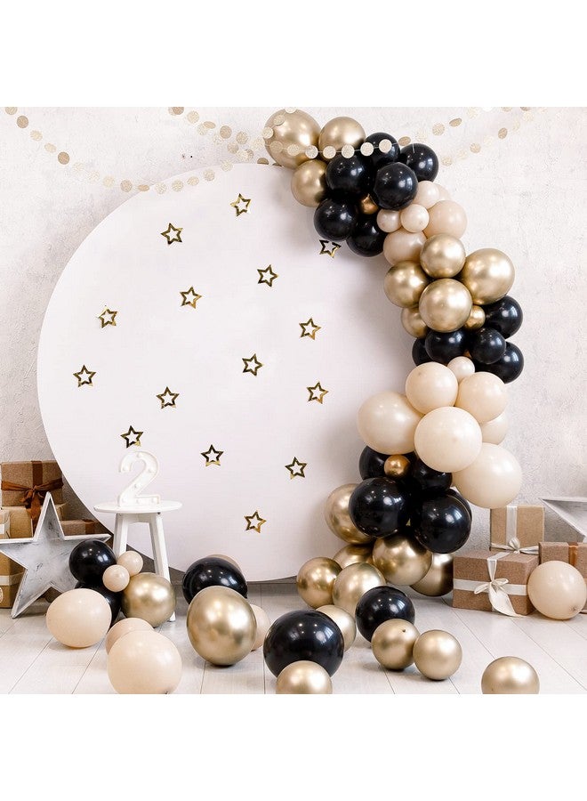 RUBFAC Black Balloons Different Sizes 105pcs 5/10/12/18 Inches for Garland Arch, Premium Party Latex Balloons for Happy New Year Decorations Birthday Wedding Holiday Balloon Party Decoration - Image 5