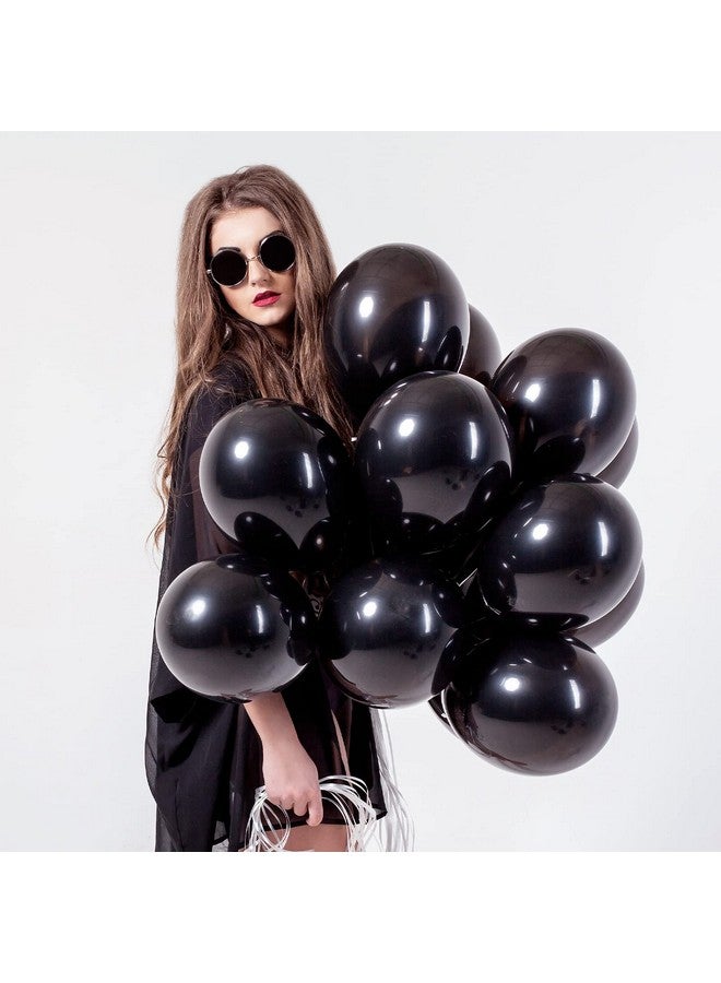 RUBFAC Black Balloons Different Sizes 105pcs 5/10/12/18 Inches for Garland Arch, Premium Party Latex Balloons for Happy New Year Decorations Birthday Wedding Holiday Balloon Party Decoration - Image 4