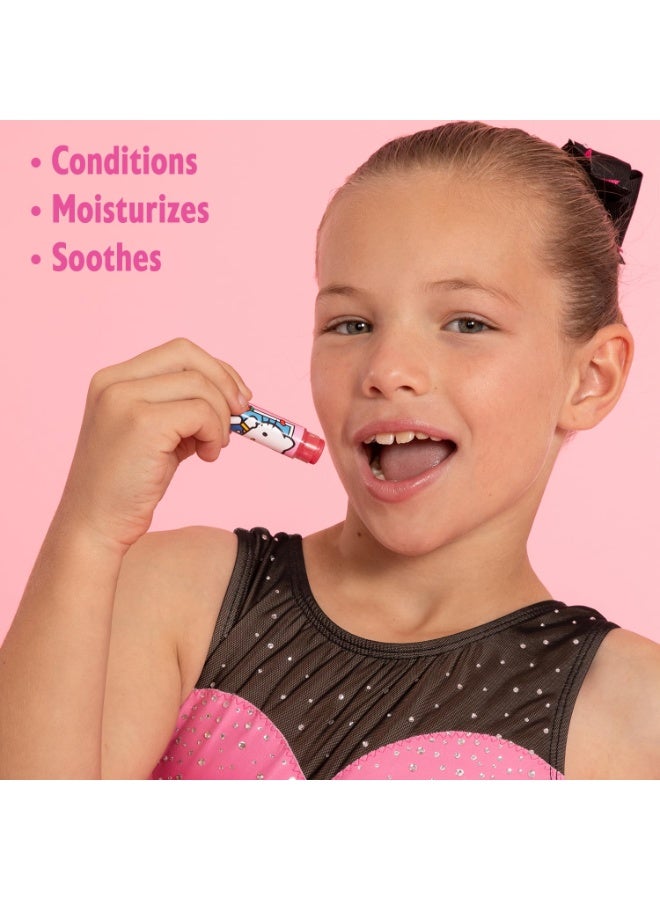 Lip Smacker Hello Kitty Lip Balm, Peach Gummy Flavored Moisturizing, Smoothing Soft Shine, Hydrating & Protecting Fun Tasty Flavors, Cruelty-Free - Positively Peach - Image 3