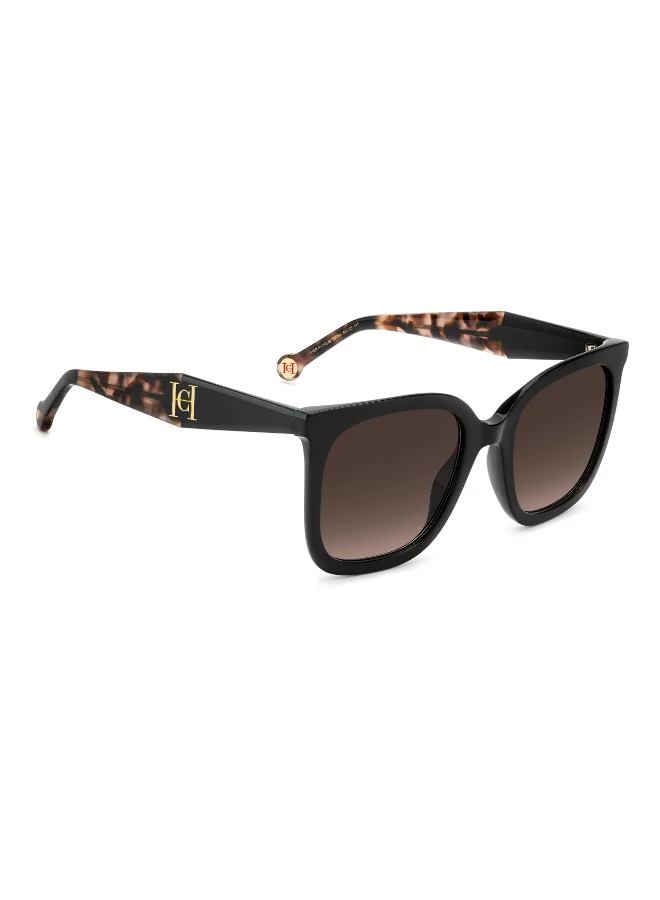 كارولينا هيريرا CAROLINA HERRERA HER 0375/G/S Sunglasses Black Square