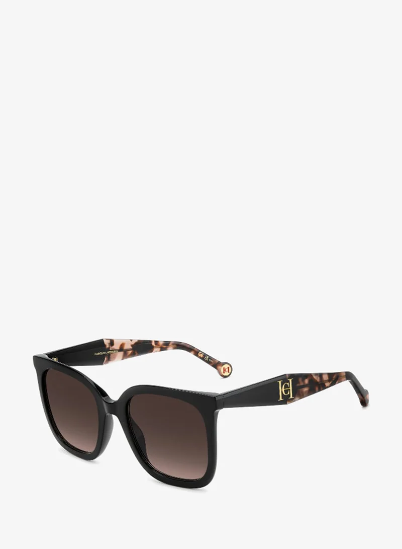 CAROLINA HERRERA HER 0375/G/S Sunglasses Black Square